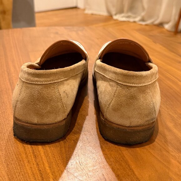 Marc Nolan White and Tan Loafers